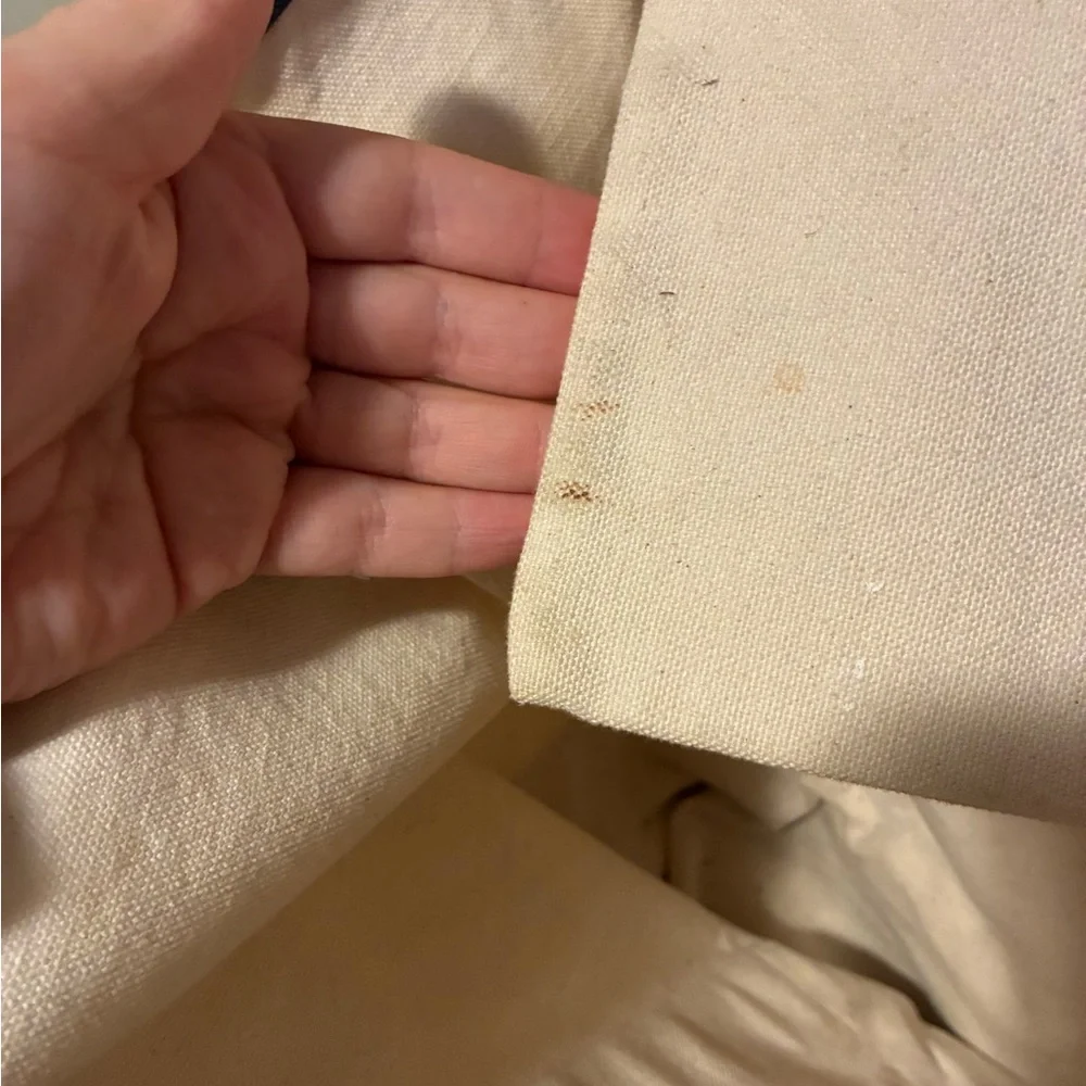 Old Navy 2001 Vintage Canvas Tote Bag - Navy and Cream - Picture 6 of 6